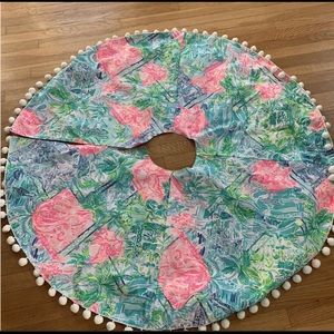 Lilly Pulitzer Christmas Tree Skirt Bohemian Queen NWT